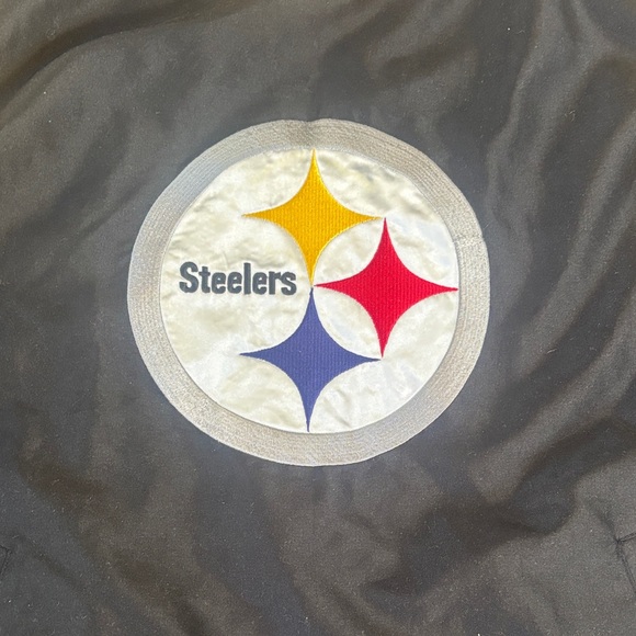 NFL Steelers Striped Collar and Sleeve Jacket - Picture 5 of 13